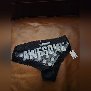 Victoria's secret Pink Awesome Sequin Thong Medium Nwt